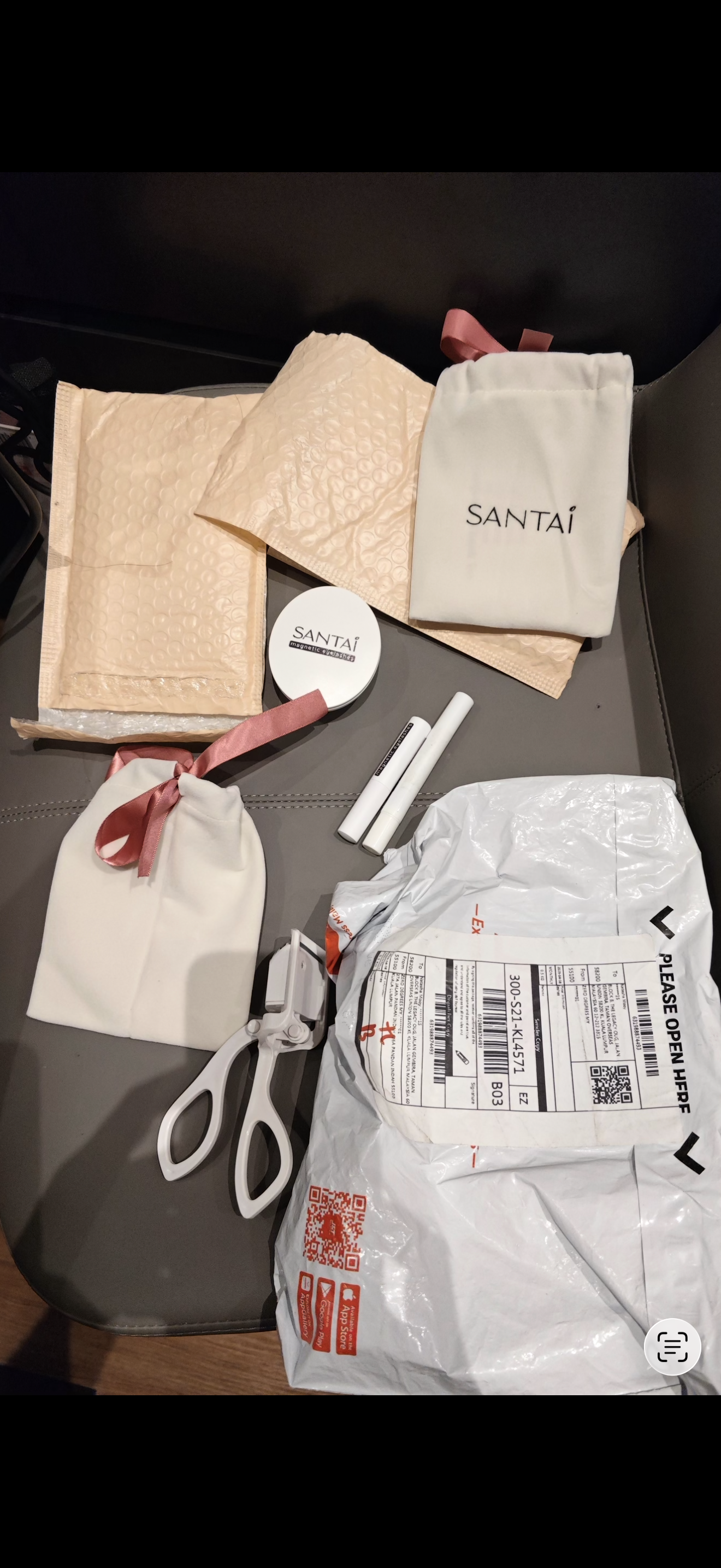 Santai order unboxing