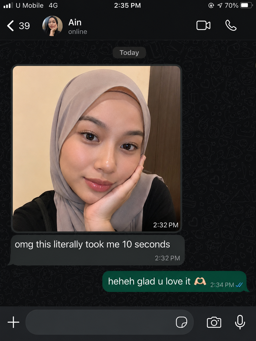Customer photo